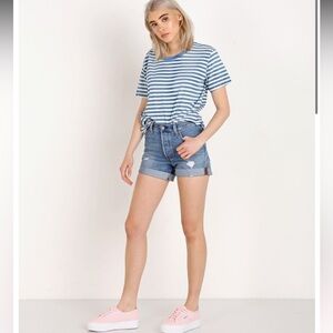 NWT Levi’s 501 Long Short Highways and Byways Size 27